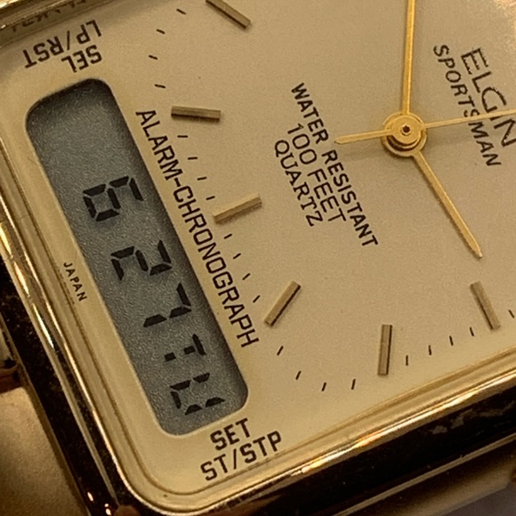 Elgin Sportsman Analog Digital Alarm Chrono Watch - Picture 15 of 15